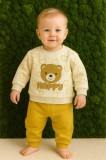 Costumas bebelusi Happy Bear crem-galben | Confort &amp; Design Premium (Marime