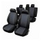 Set Huse Scaune Auto pentru Skoda Scala - RoGroup, cu fermoare bancheta rabatabila fractionata, 9 piese
