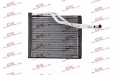 Evaporator AC Tesla Model 3 2017-; dimensiuni [mm] 310x240x38, iesire 15,6mm, intrare 11,7mm; 114006400A; T74854B; T86957B; SRLine, aftermarket