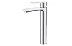 Baterie de baie Ibergrif, robinet pentru chiuveta, inaltime 253 mm, racord apa rece calda - RESIGILAT