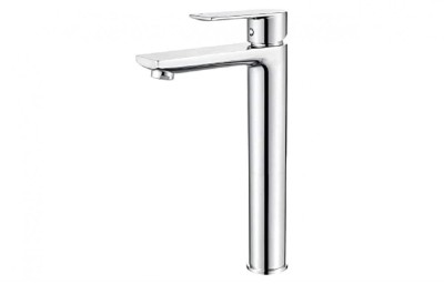 Baterie de baie Ibergrif, robinet pentru chiuveta, inaltime 253 mm, racord apa rece calda - RESIGILAT foto