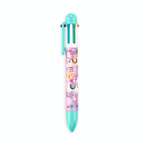 Cumpara ieftin Pix multicolor cu 6 culori si mecanism retractabil Funtastic Friends