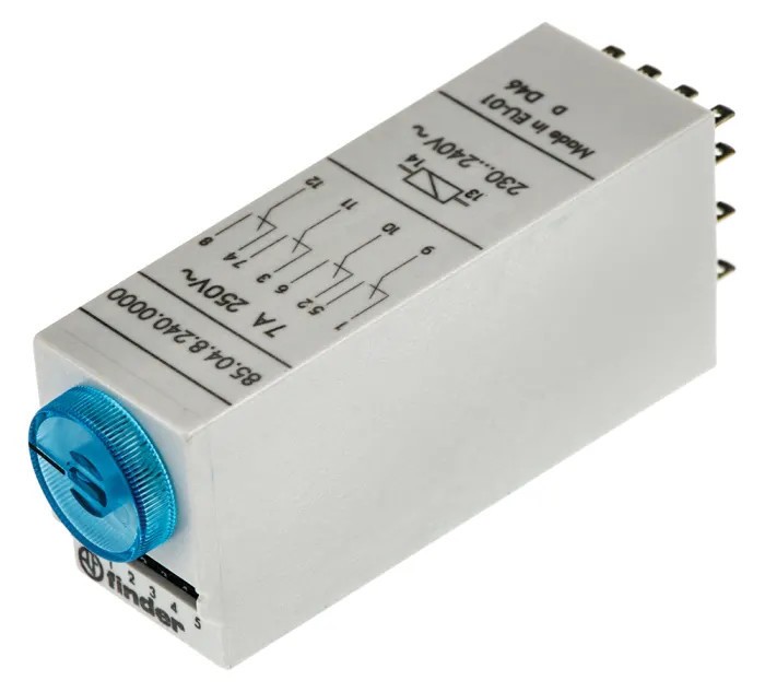 Timer 0,05s-100h 4PDT 230V AC/DC