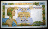 356 FRANTA WWII 500 FRANCS FRANCI 5.11.1942 SR. 399, Europa