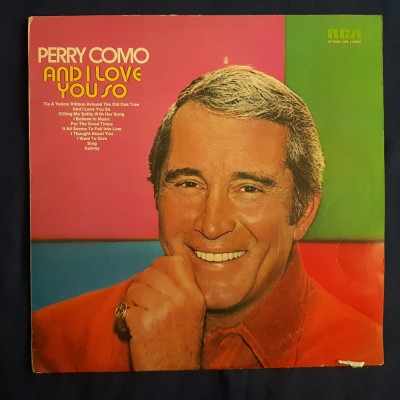 Perry Como - And I Love You So _ vinyl,LP _ RCA, UK, 1973 foto