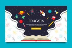 Autocolant scoli - Cartea si Spatiul, citat Mandela - 188x125 cm