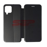 Husa Flip Cover Samsung Galaxy A22 4G, Protectie Completa, Neagra