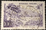 Guadeloupe &ndash; Timbre 100F &bdquo;Rivi&egrave;re Sens&rdquo; &ndash; Colonie Franceză &ndash; Obliterat