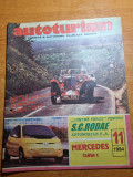 Autoturism noiembrie 1994-mercedes clasa c,ford k,renault,ludo,aro 10,formula 1