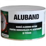 Banda Aluminiu - Bitum Den Braven 1.2mm 10cm 10m/rola &ndash; Soluție Eficientă pentru Hidroizolații de Lungă Durată