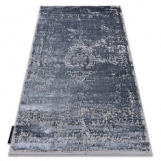 Covor DE LUXE modern 2083 ornament vintage - structural gri, 200x290 cm
