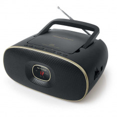 Sistem audio portabil Muse MD-202 VT, LED, CD-Player, Radio, negru foto