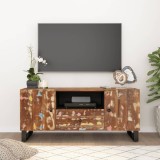 vidaXL Dulap TV, 105x33,5x46 cm, lemn masiv reciclat&amp;lemn prelucrat 351960