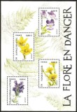 Franta 2019 - Flora, flori, bloc neuzat