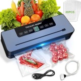 Aparat de vidat alimente Dictien 7-in-1, moduri Wet/Dry, 65 kPa, cutter integrat, tub extern, 20 pungi incluse