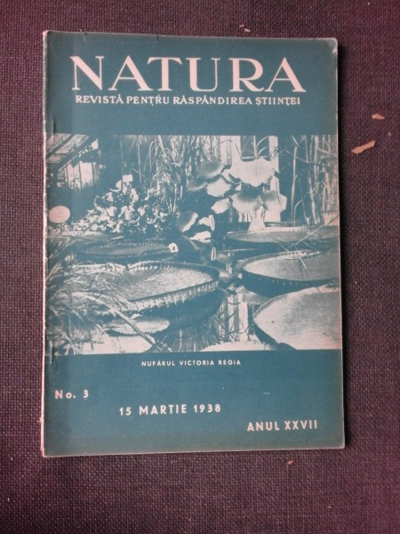 REVISTA NATURA NR.3/1938