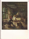 FA101 -Carte Postala- GERMANIA - Adriaen Van Ostade, Der Maler in seiner Werkstatt - Dresden Gallery, necirculata