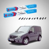 Cumpara ieftin Ștergătoare Ford Tourneo Connect Gen I 2-Door 2002-2013 | Set Față Flat Premium &ndash; TeamCar&reg;