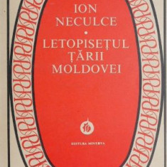 Letopisetul Tarii Moldovei - Ion Neculce (coperta putin uzata)