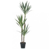 Emerald Yucca artificiala &icirc;n ghiveci, 150 cm GartenMobel Dekor, vidaXL