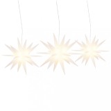 Cumpara ieftin Lumini de Craciun cu LED-uri, 3 buc., alb, pliabil