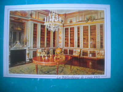 HOPCT 56156 CABINETE INTERIOARE LOUIS XVI-CASTELUL VERSAILLES FRANTA-NECIRCULATA foto