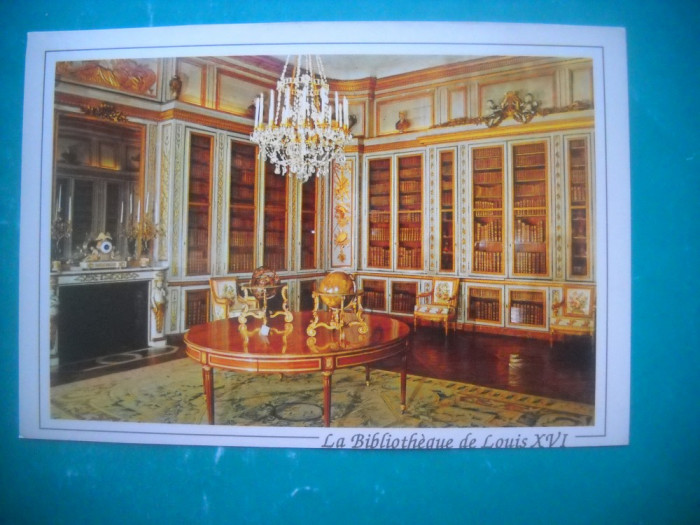 HOPCT 56156 CABINETE INTERIOARE LOUIS XVI-CASTELUL VERSAILLES FRANTA-NECIRCULATA