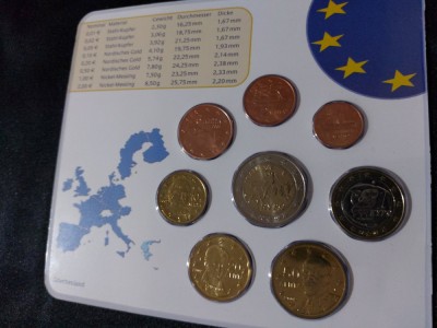 Euro set - Grecia 2002 , UNC foto