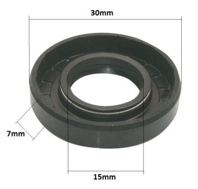 Simering motocoasa TL 52 (15 x 30 x 7 mm) foto