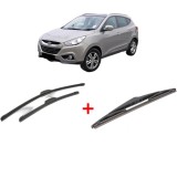 Cumpara ieftin Set 3 stergatoare HYUNDAI ix35 (LM, EL, ELH) 2009 - 2015, pentru parbriz si luneta, Bosch Twin
