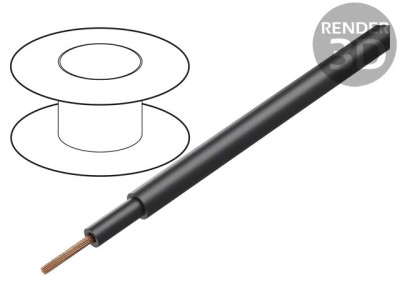 Cablu Electric Negru 1x10mm2 450/750V foto