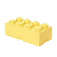Cutii si recipiente alimentare LEGO Cutie depozitare LEGO 2x4 galben deschis No. 40041741 foto
