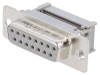 Conector Mufa D-Sub 15 Pini Mama IDC Harting Placare Aurita Cablu Banda