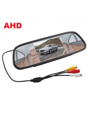 Display auto AHD de 5&amp;quot; pe oglinda retrovizoare foto
