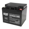 Acumulator AGM Deep Cycle KIJO JM12-40, 12V, 40Ah, M6, Pb-acid, Telecomunicatii, Echipamente Securitate, Iluminat Urgenta
