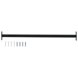 vidaXL Bară de siguranță ajustabilă pentru fereastră Negru Oțel 42031309