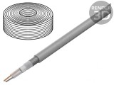 Cablu Microfon Gri 2x0,35mm2 OFC PVC