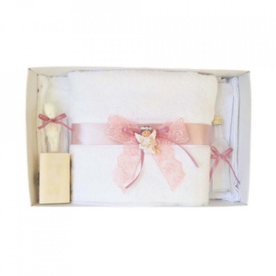 Trusou botez dantela dusty rose si ingeras Denikos&amp;reg; 432 foto