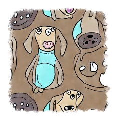 Sticker decorativ Caine, Maro, 55 cm, 11810ST foto