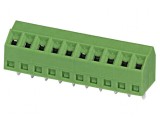 Regletă de conexiuni PCB unghi 55&deg; 3,5mm 8 piste 10A