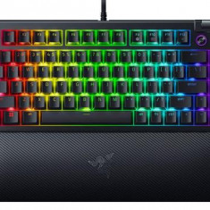 Tastatura Razer BlackWidow V4 75%, RGB LED, Layout US (ISO), USB-A (Negru)