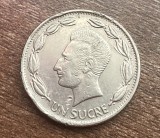 C50 - Moneda foarte veche - Ecuador - 1 sucre - 1985