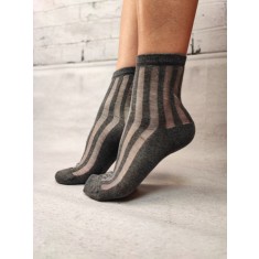 STK470-18 Sosete medii din bumbac ultrasox model cu dungi