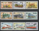 Mongolia 1979 - #293 Locomotive 9v MNH