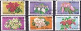 Filipine 1978 &ndash; Seria completă &bdquo;Mussaenda&rdquo; (6 timbre) &ndash; Flori tropicale exotice, ștampilată