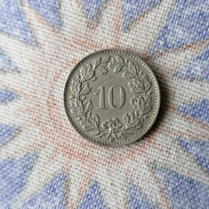 Moneda 10 RAPEN 1955. B. ELVEȚIA