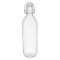 Sticlă Apă, Model Unic, Sticlă Transparentă, Dop Alb, Capacitate 1L, Diametru 8cm, &Icirc;nălțime 31cm