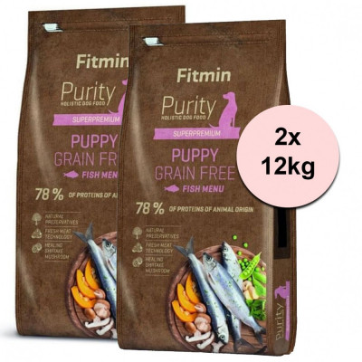 Fitmin Purity Puppy Grain Free Fish 2 x 12 kg foto