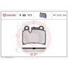 Placute frana Vw Touareg (7la 7l6 7l7) 10.02-01.13, Spate, BREMBO