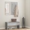 vidaXL Set de mobilier pentru hol, gri sonoma, lemn prelucrat 820479